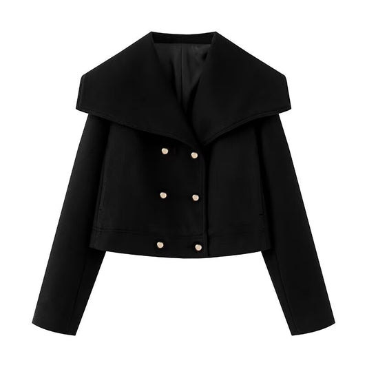 Women's Autumn Street Fashion Casual Woolen Coats
