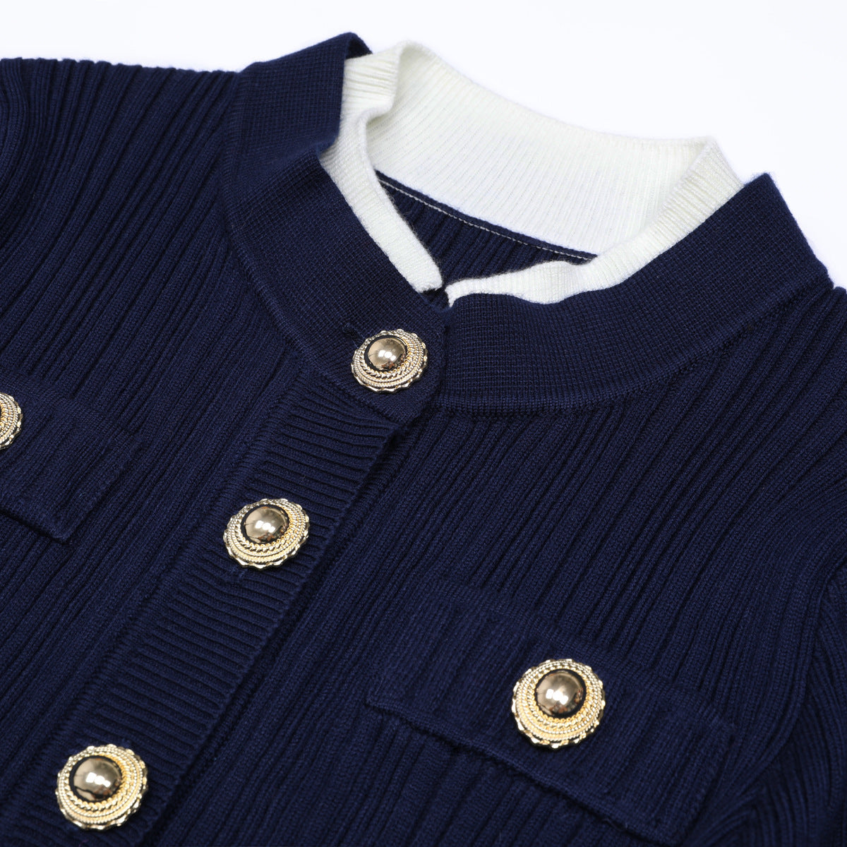 Long Sleeve Round Neck Belt Knitted Slim Dresses