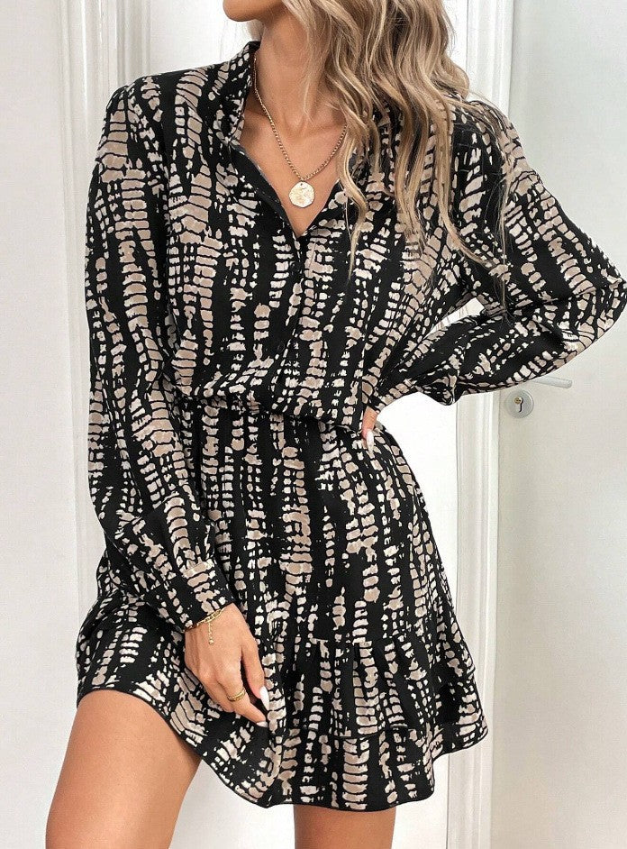 Women's Summer Slim Fit Fashion Long Sleeve Dress