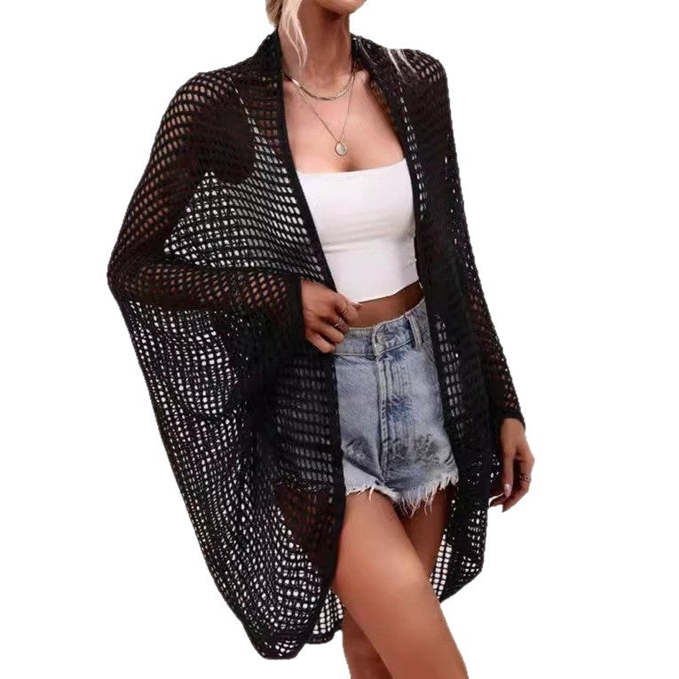 Women's Outer Wear Hollow Summer Beach Seaside Knitwear