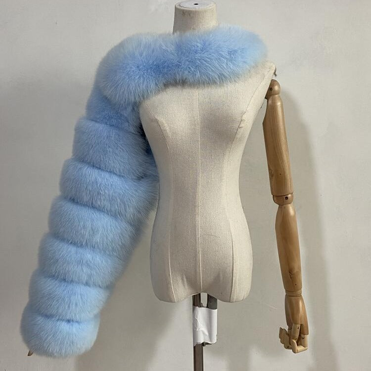 Women's Fur For Imitation Long Sleeve Shawl Coats