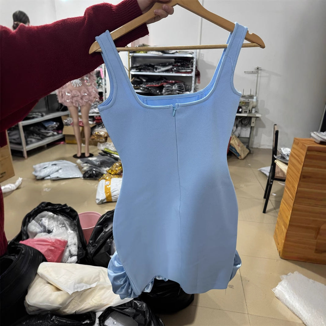 Women's Fit Backless Elegant Hot Dress Sweet Dresses