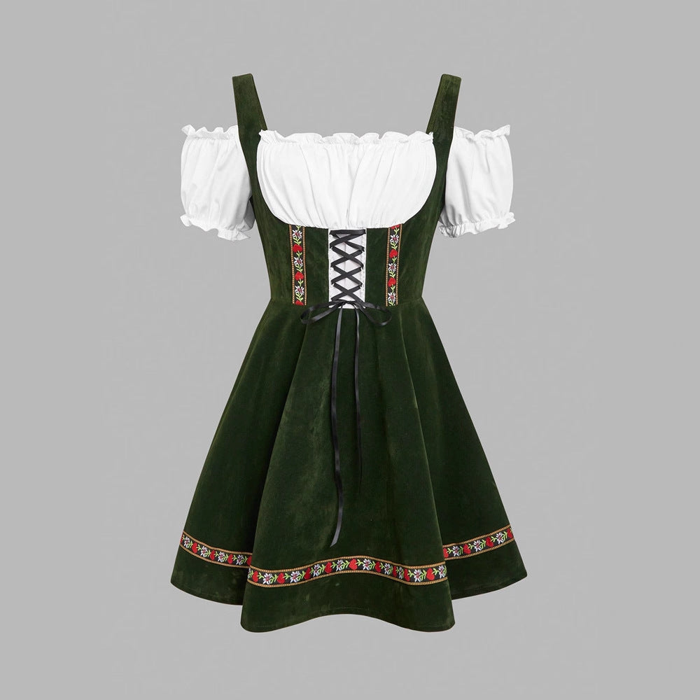 Women's German Beer Festival Traditional Bavarian Garden Dresses