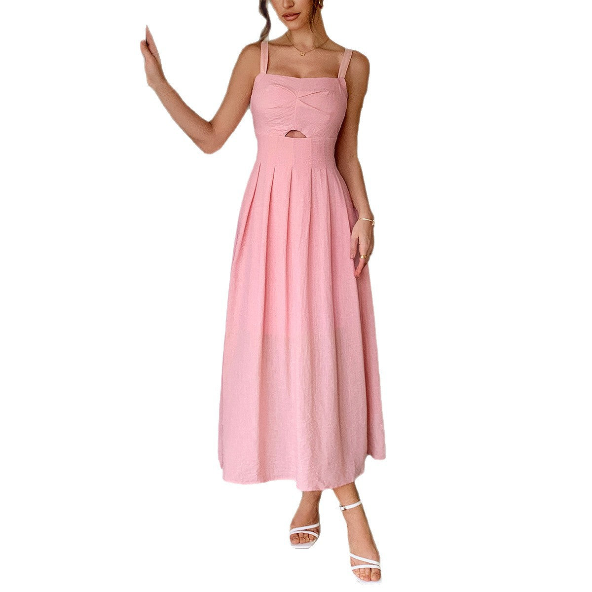 Women's Casual Vacation Spaghetti Straps High Sense Dress