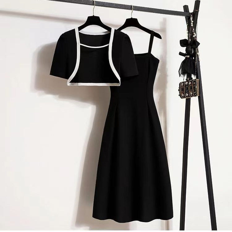Women's Large Dress Slimming Easy Matching Sling Fashion Casual Suit