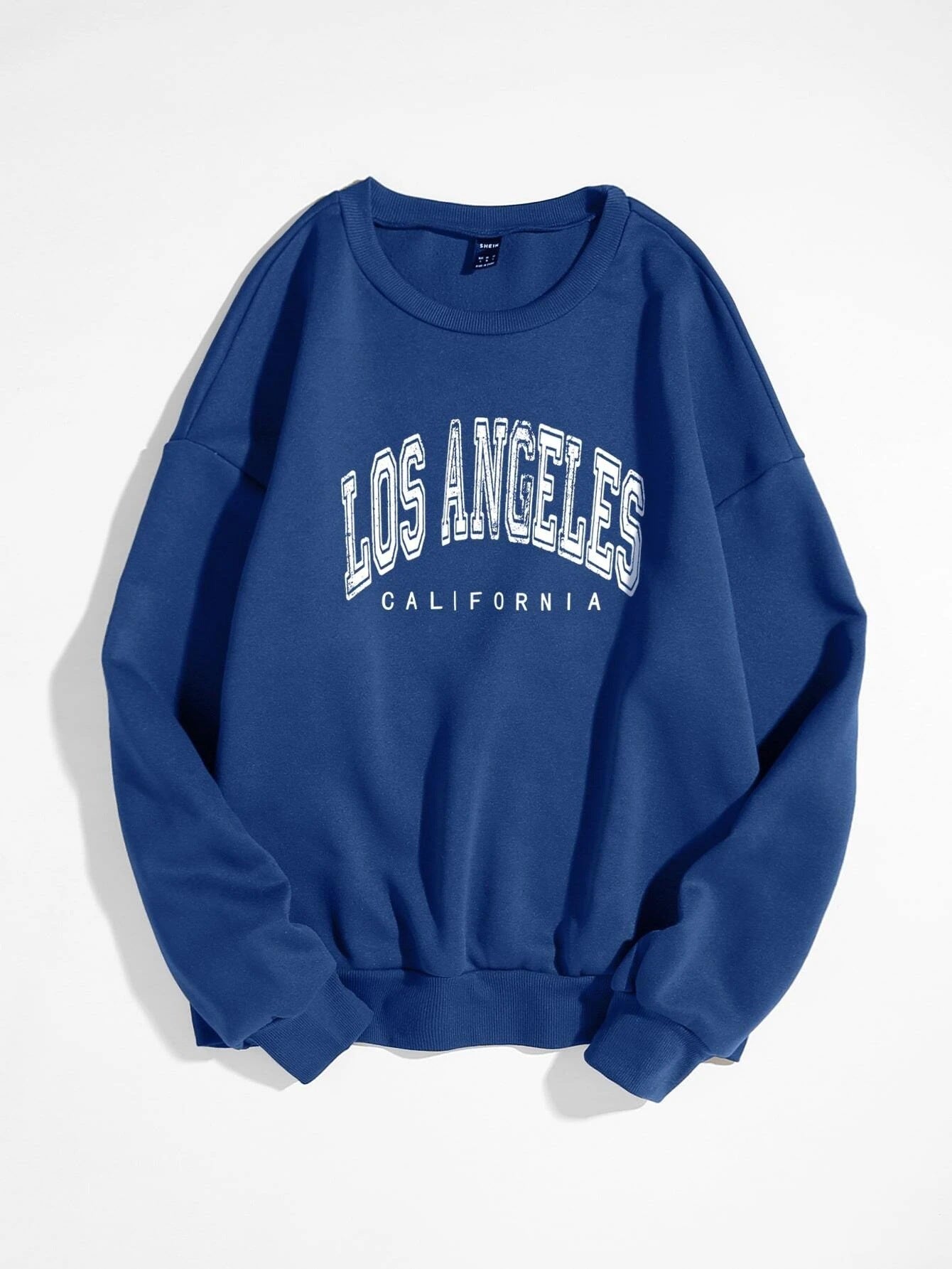 Women's Simple Letter Crew Neck Temperament Pure Color Korean Style Thin Sweaters