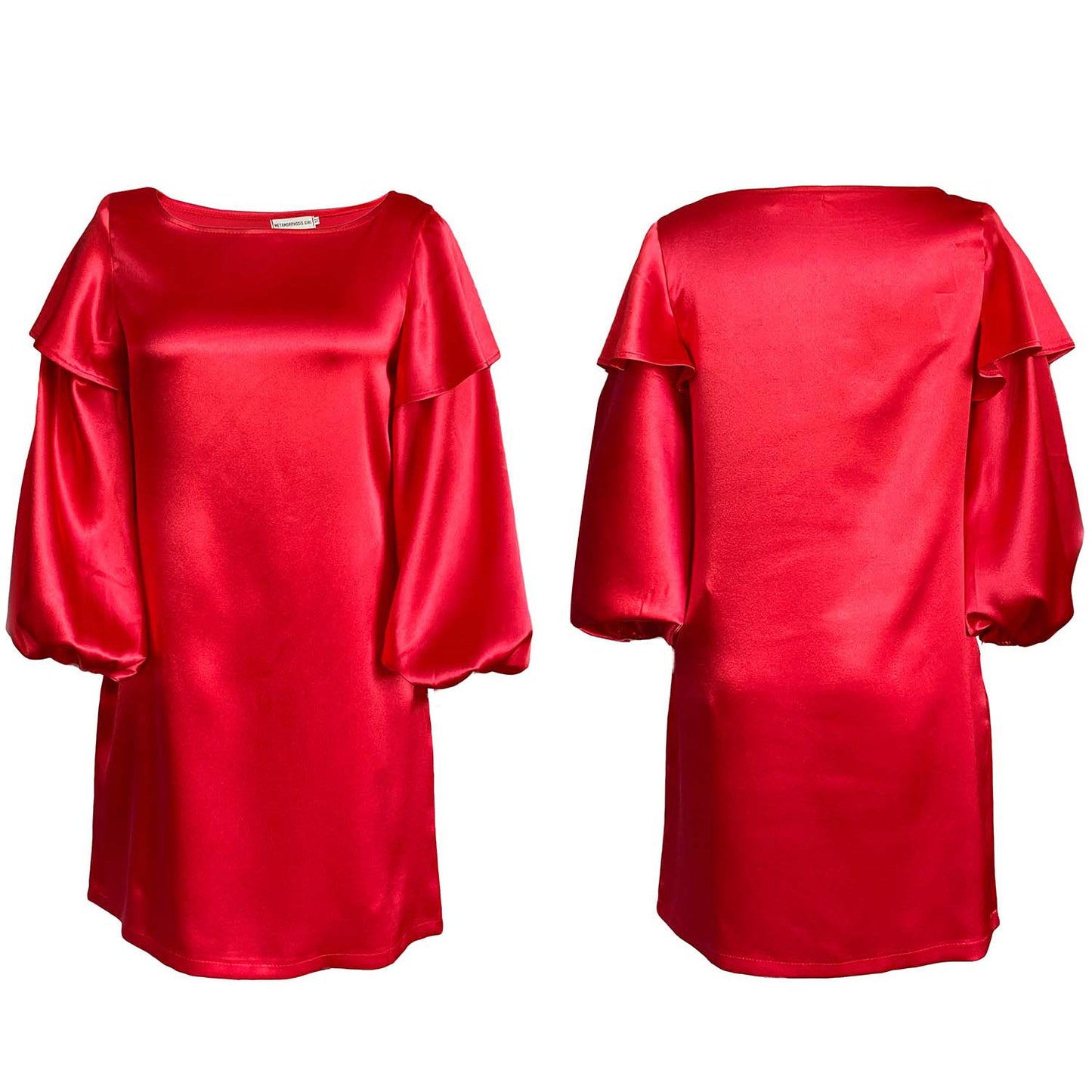 Women's Fashion Wear Loose Puff Sleeves African Dress