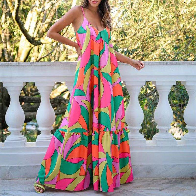 Commute Style French Long Dress Deep Dresses