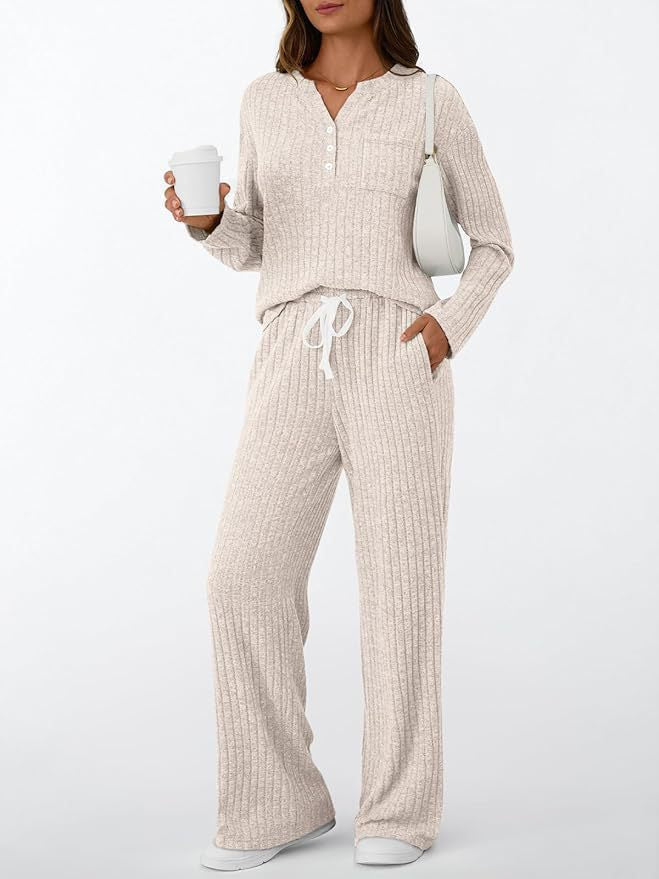 Pretty Women's Outerwear Casual Trousers Set Women's Sweater