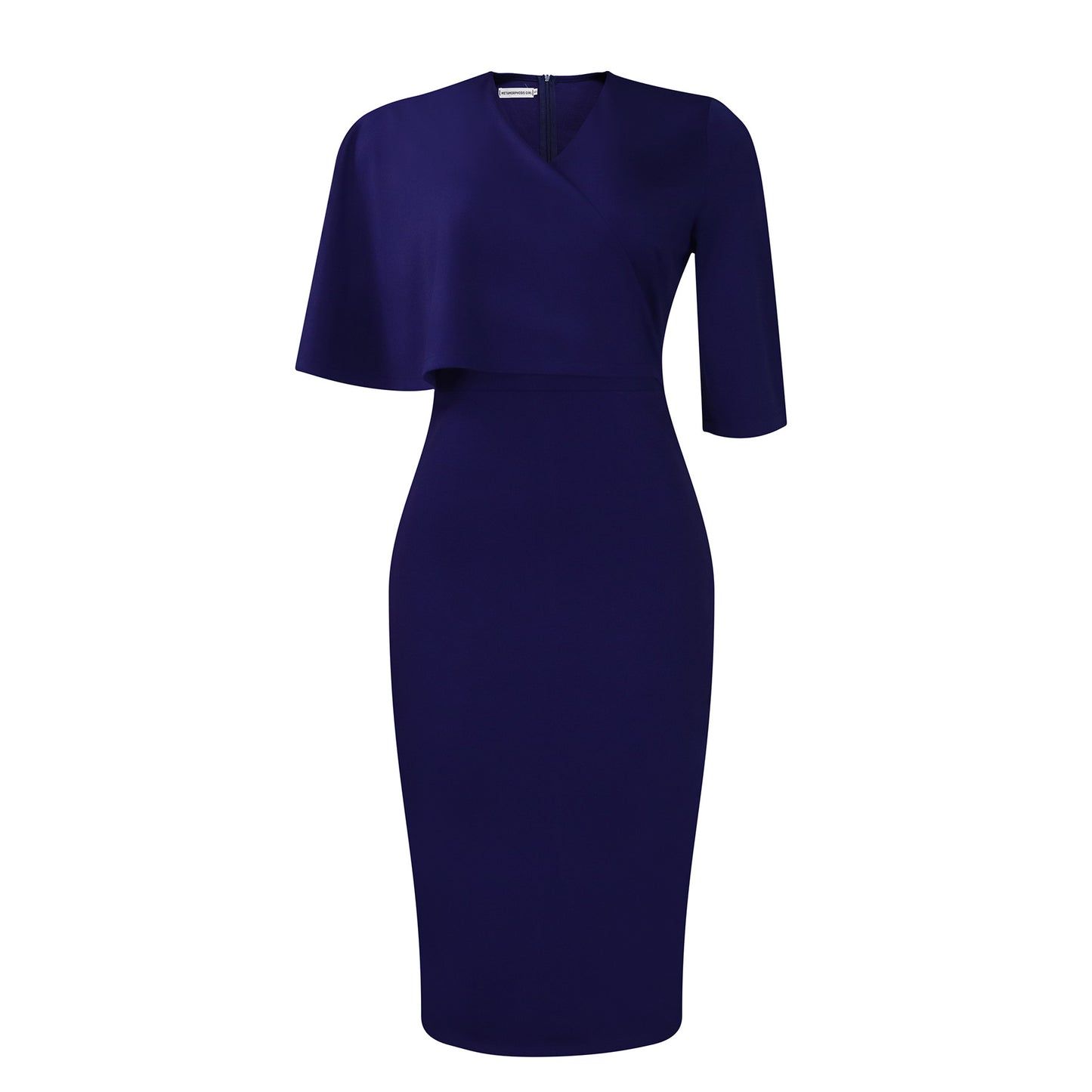 Women's Temperament Ol Solid Color Sheath Professional Dress