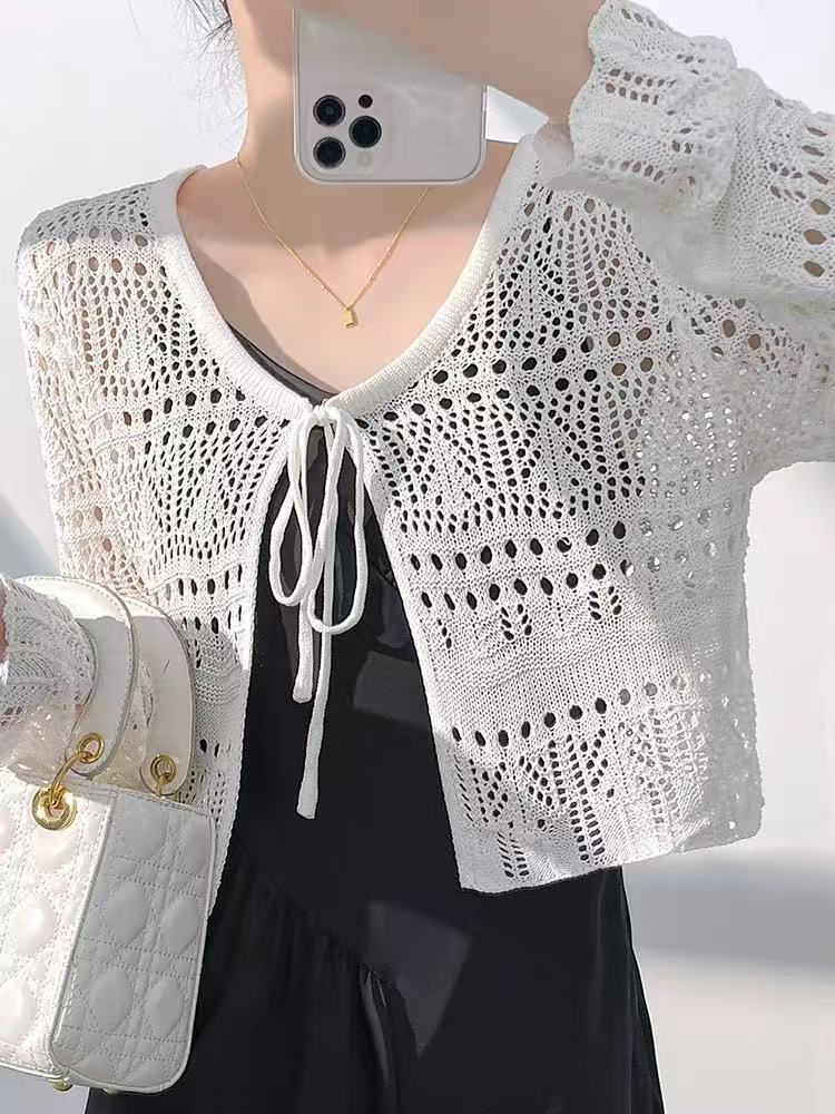 Women's Fresh Thin Slimming Long Sleeves Youthful Smock French Style Design Shorts