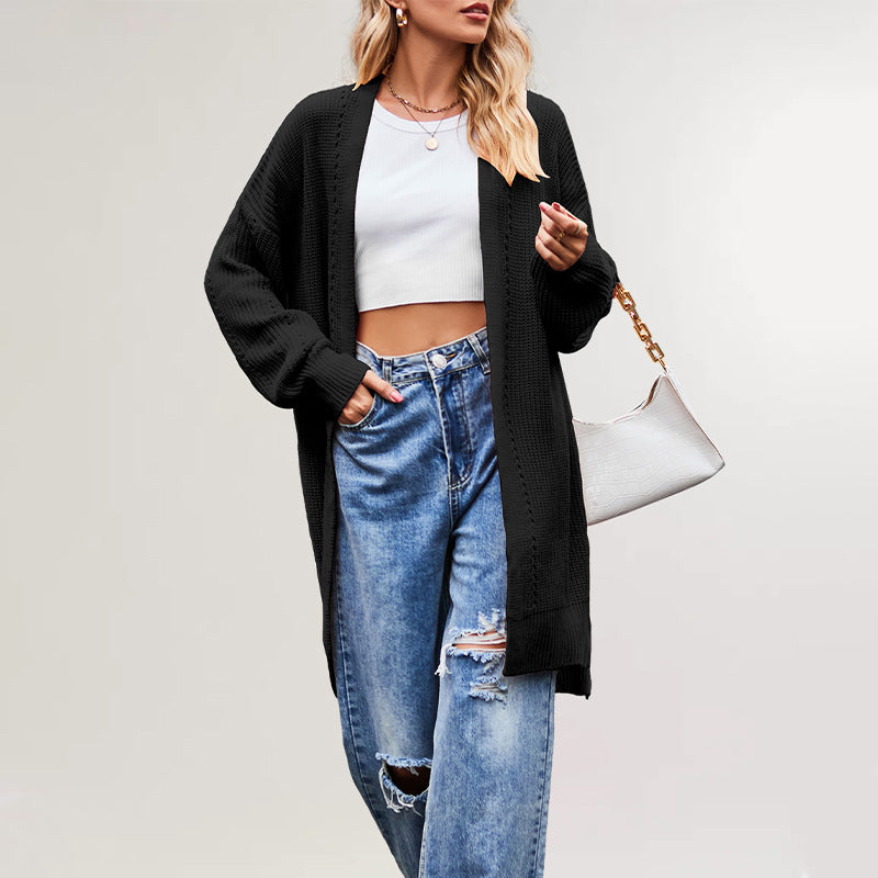 Women's Winter Autumn Solid Color Loose Knitted Sweaters