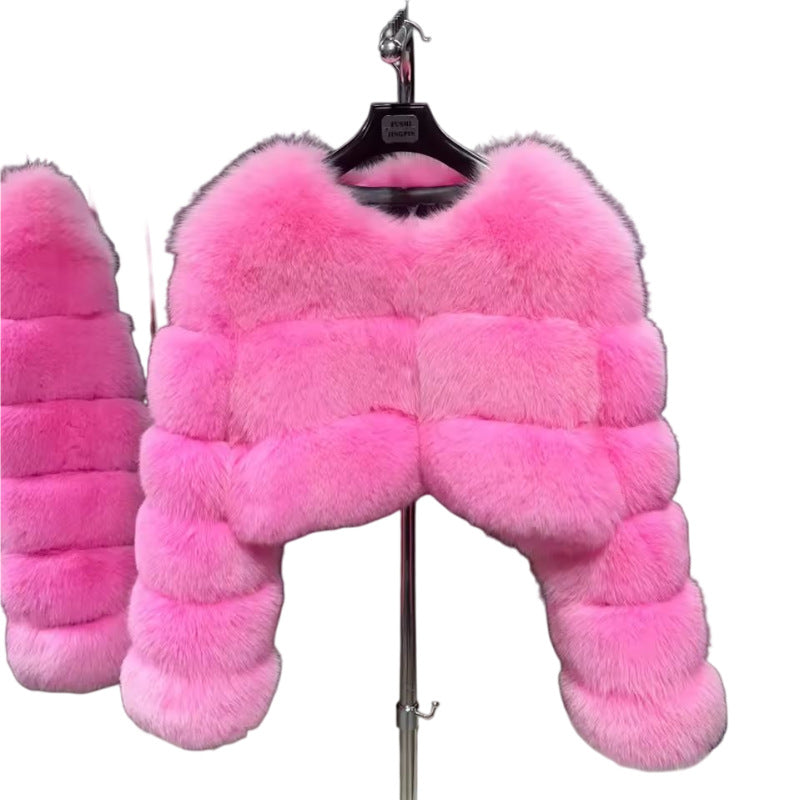 Fur Imitation Fox Furry Environmental Protection Coats