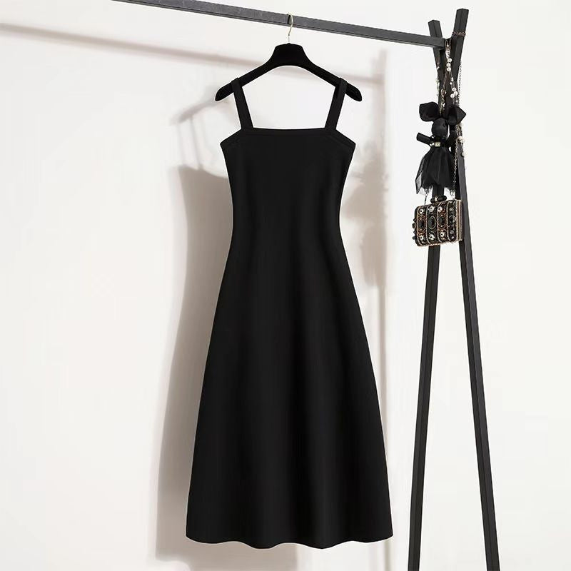 Women's Large Dress Slimming Easy Matching Sling Fashion Casual Suit