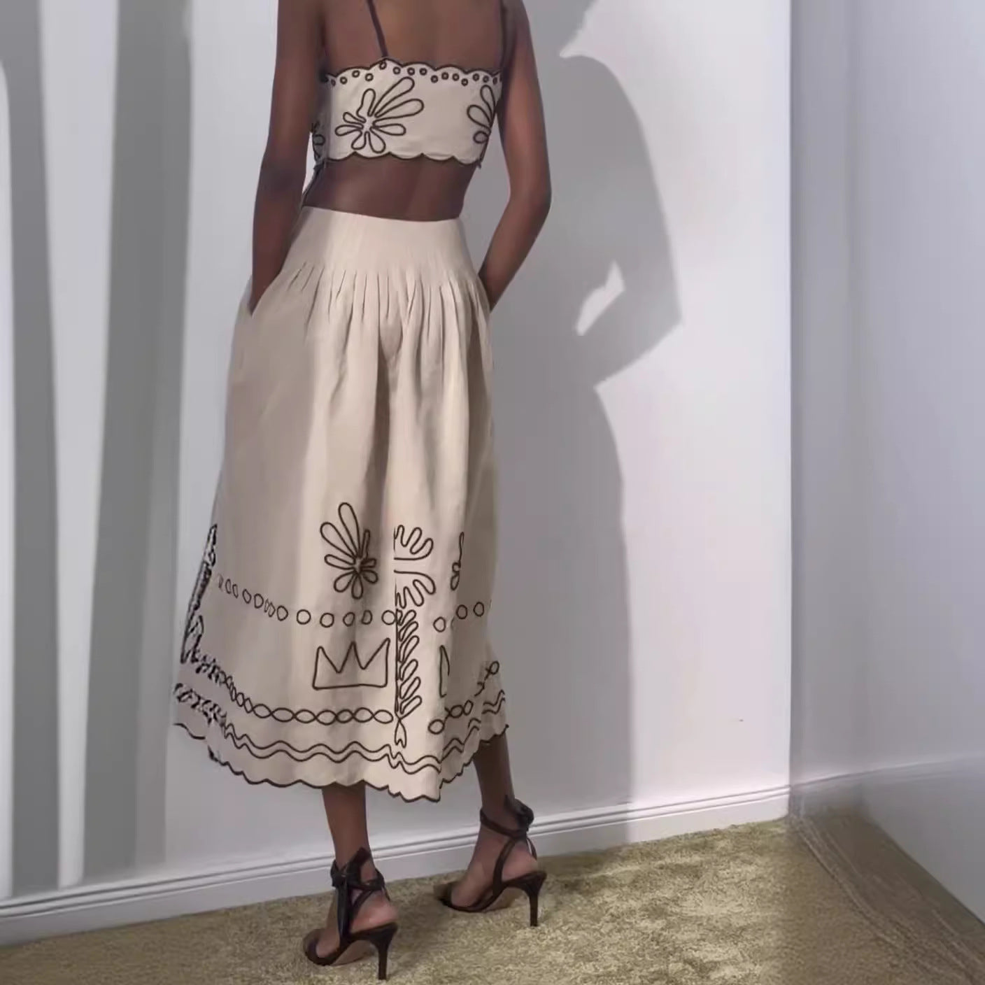Beautiful Fashion Printed Large Swing Dress Dresses