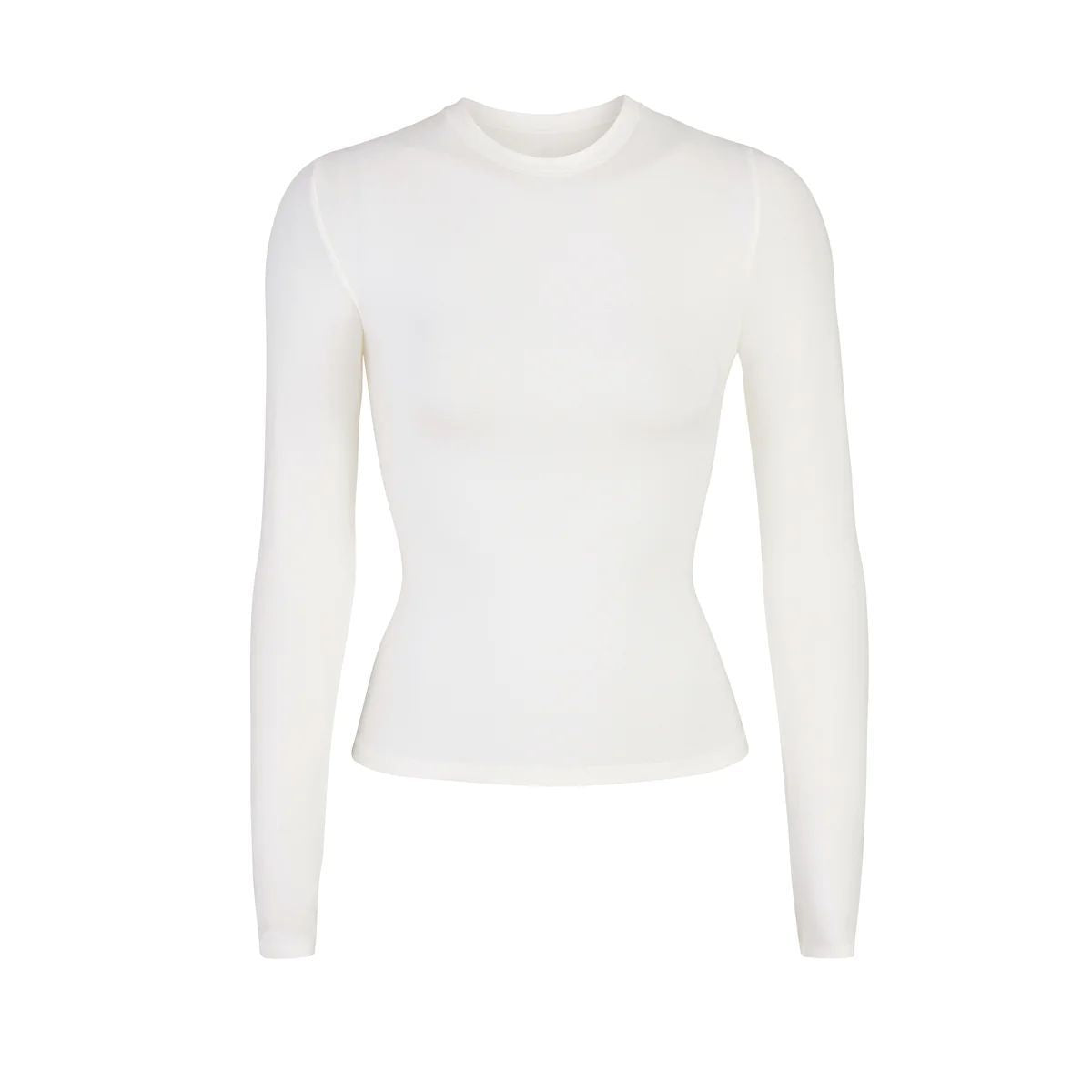 Women's Style Solid Color Round Neck Long Blouses