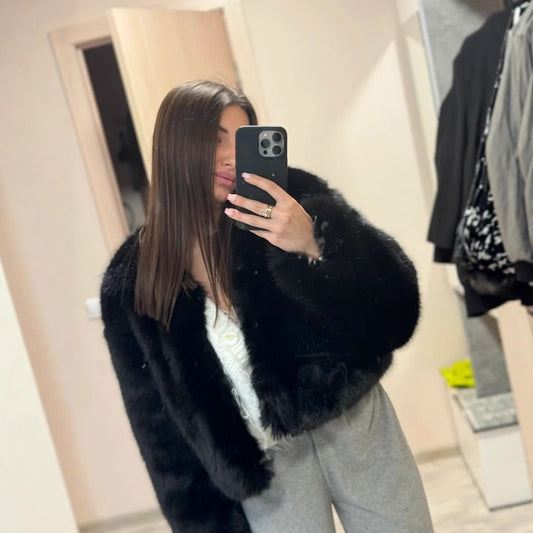 Women's Fur Casual Street Style Fox Coats