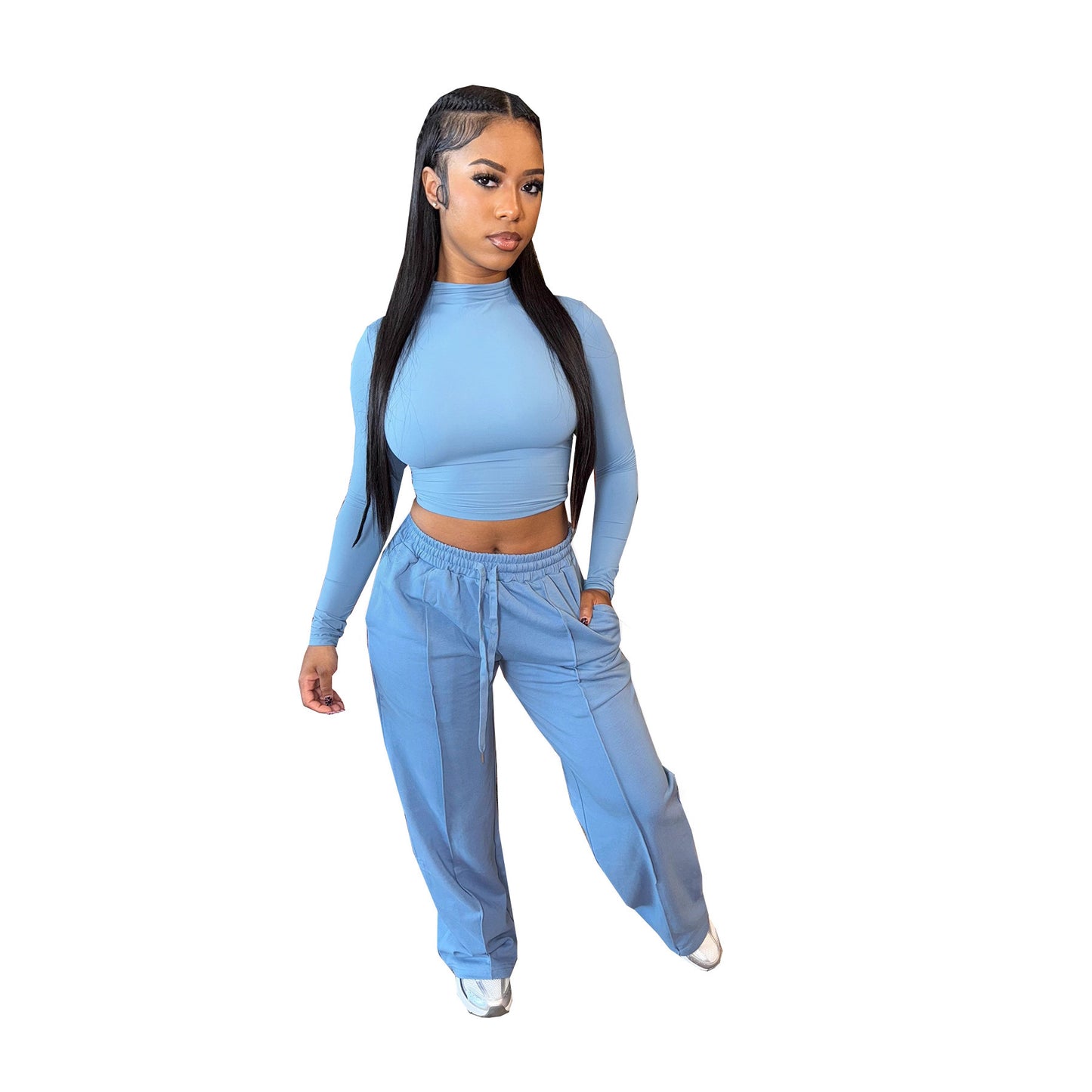 Women's Solid Color Casual Commuter Sportswear Suits