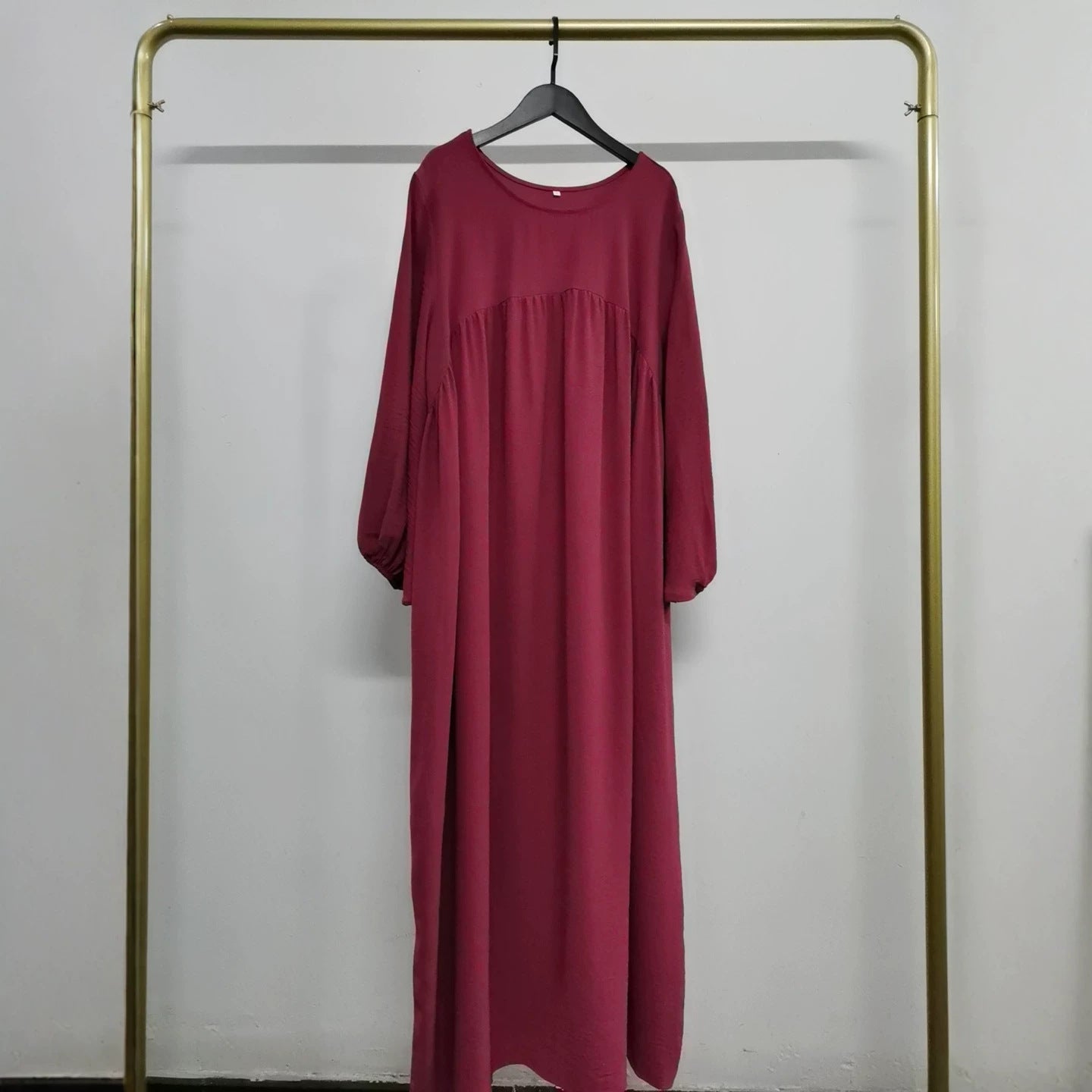Large Swing Solid Color Loose Sweet Dress