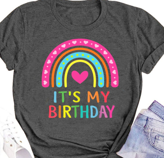 Women's Attractive Pretty Printed Cotton T-shirt Blouses