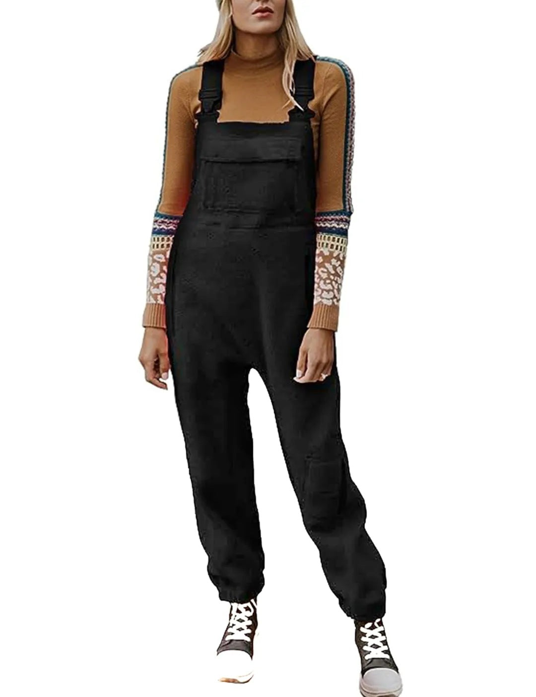 Women's Comfortable Creative One-piece Loose-fitting Overalls Jumpsuits