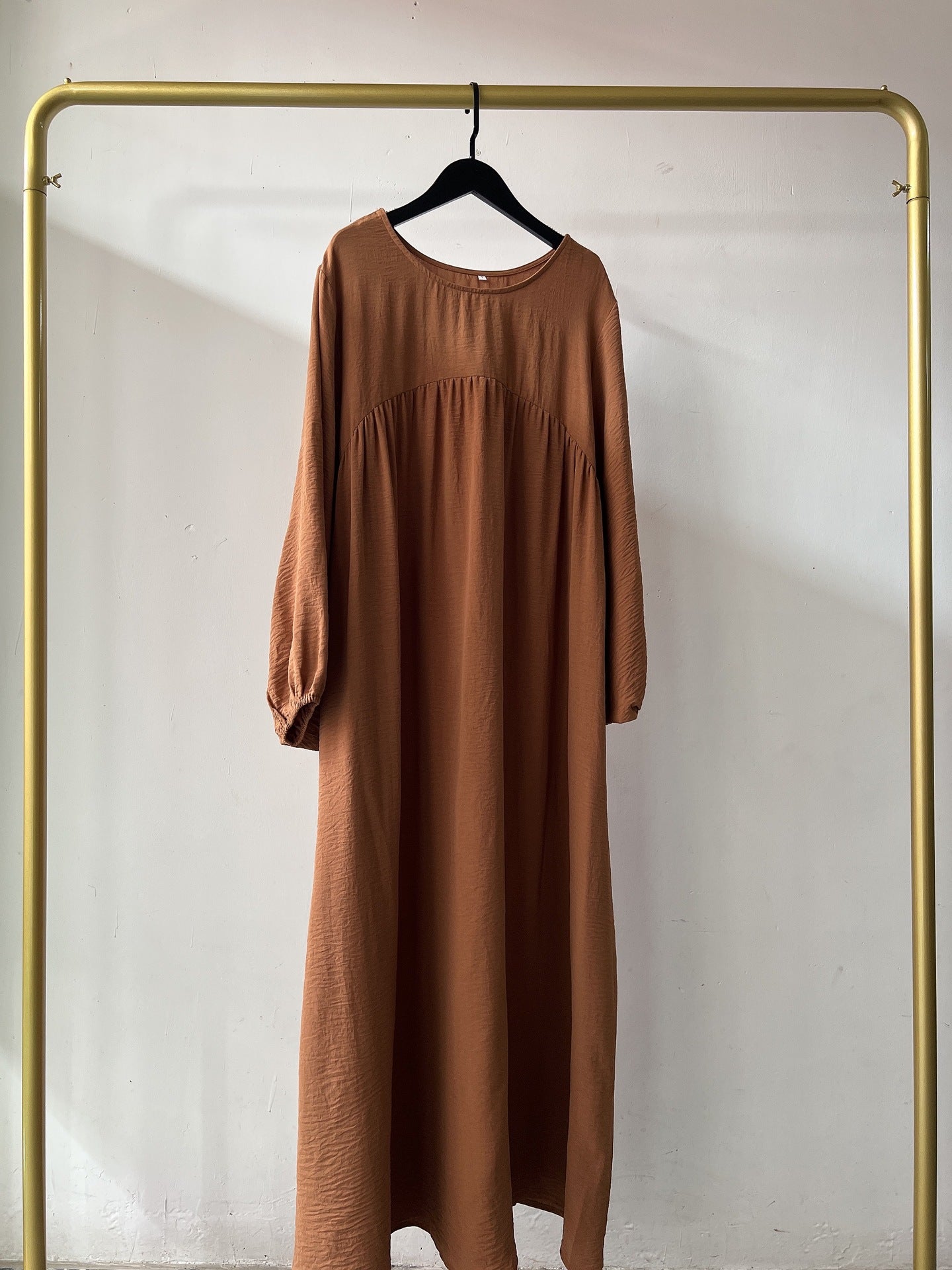 Large Swing Solid Color Loose Sweet Dress