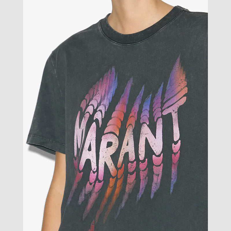 Women's North American Niche Letter Printing Fried Blouses