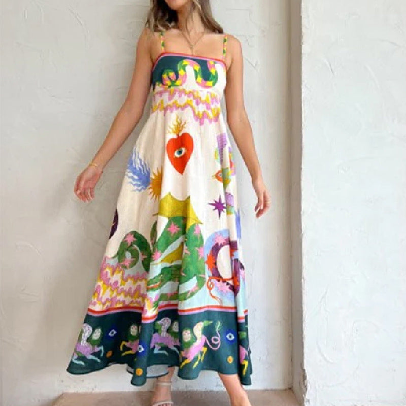 Women's Autumn Sexy Large Swing Dress Iti Dresses