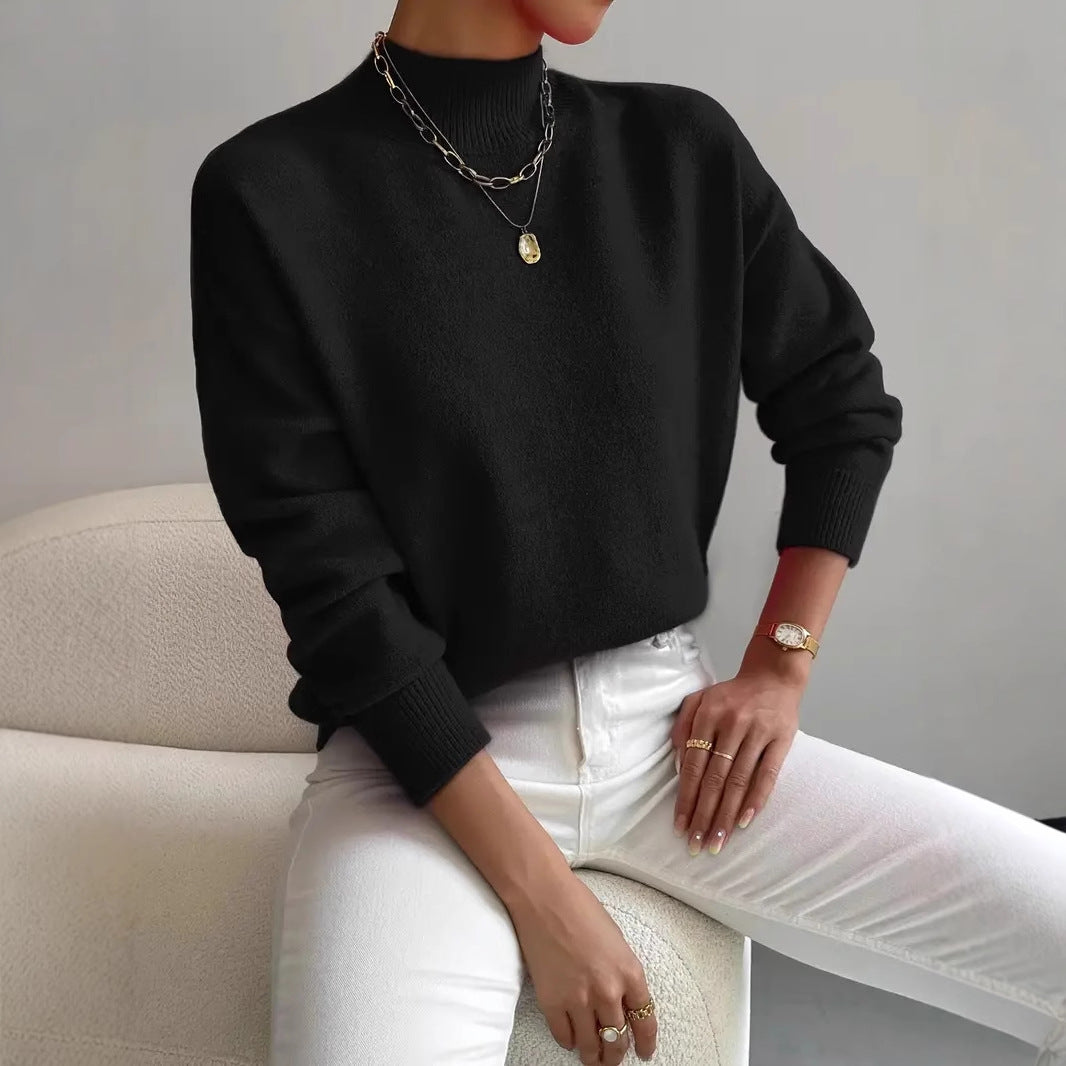 Women's Casual Comfortable Elegant Pullover Knitted Temperament Sweaters