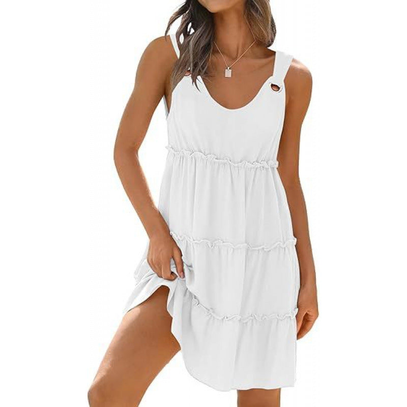 Women's Vacation Swimsuit Bohemian Floral Beach Dress Dresses