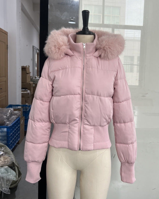 Women's Winter Comfortable Warm Commuter Hood Zipped Coats