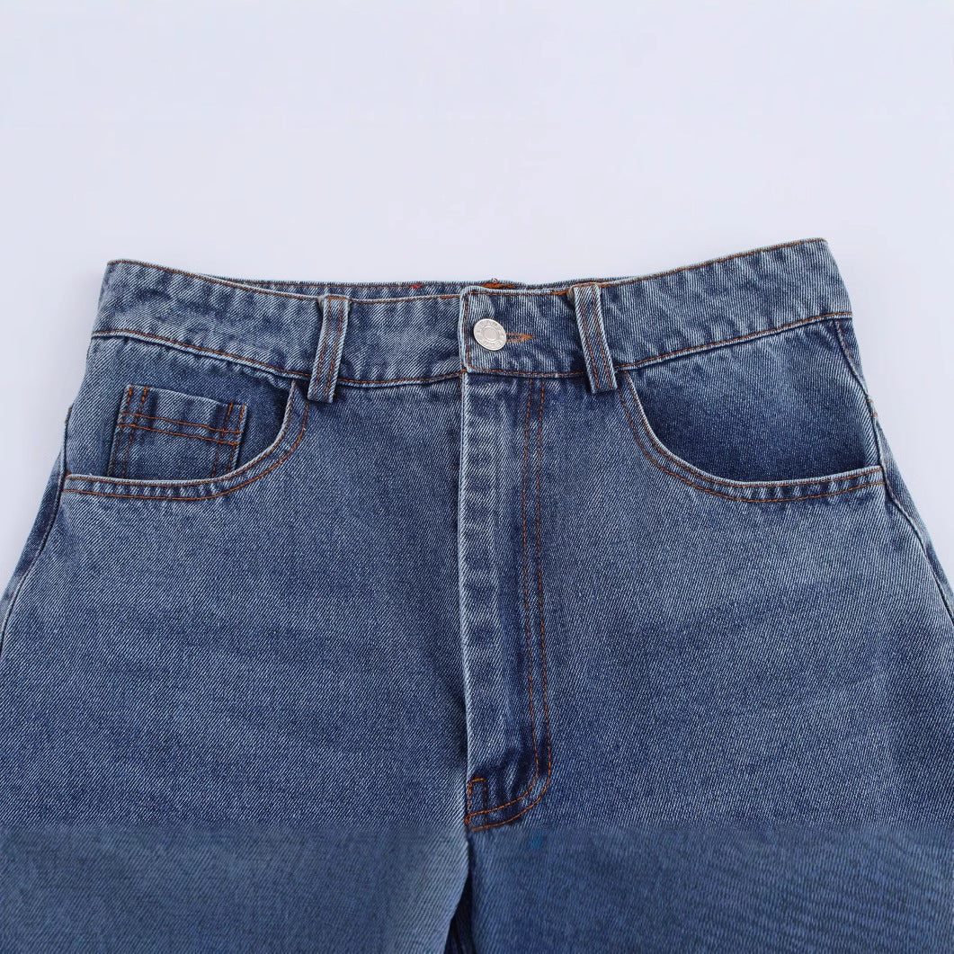 Beautiful Fashion Innovative Spring Decorative Loose Jeans