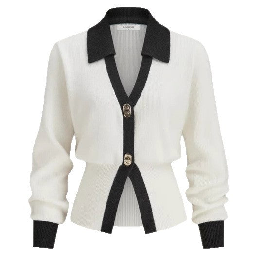 Women's Slim Fit Slimming Fashionable Long Sleeve Knitwear