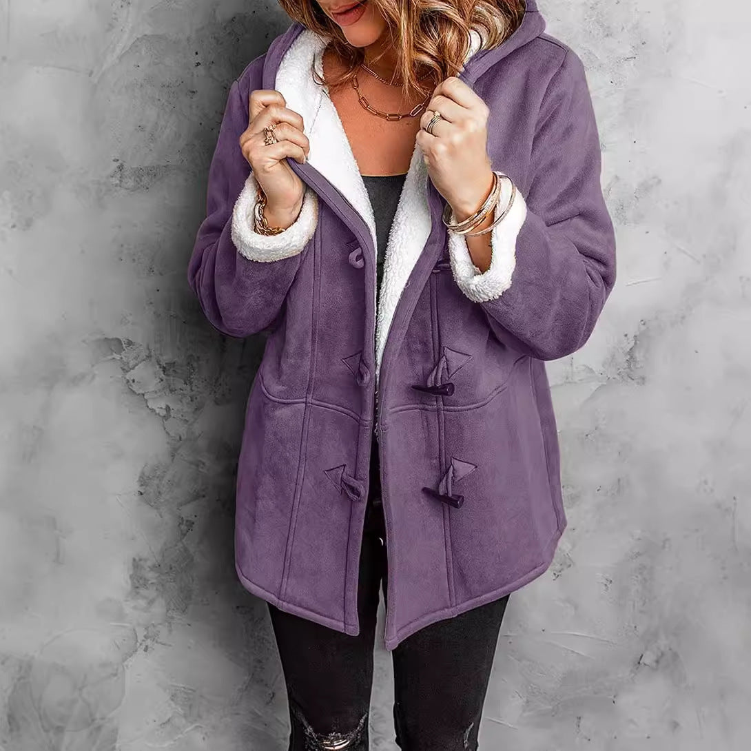 Women's Casual Mid-length Trench Overcoat Warm Coats