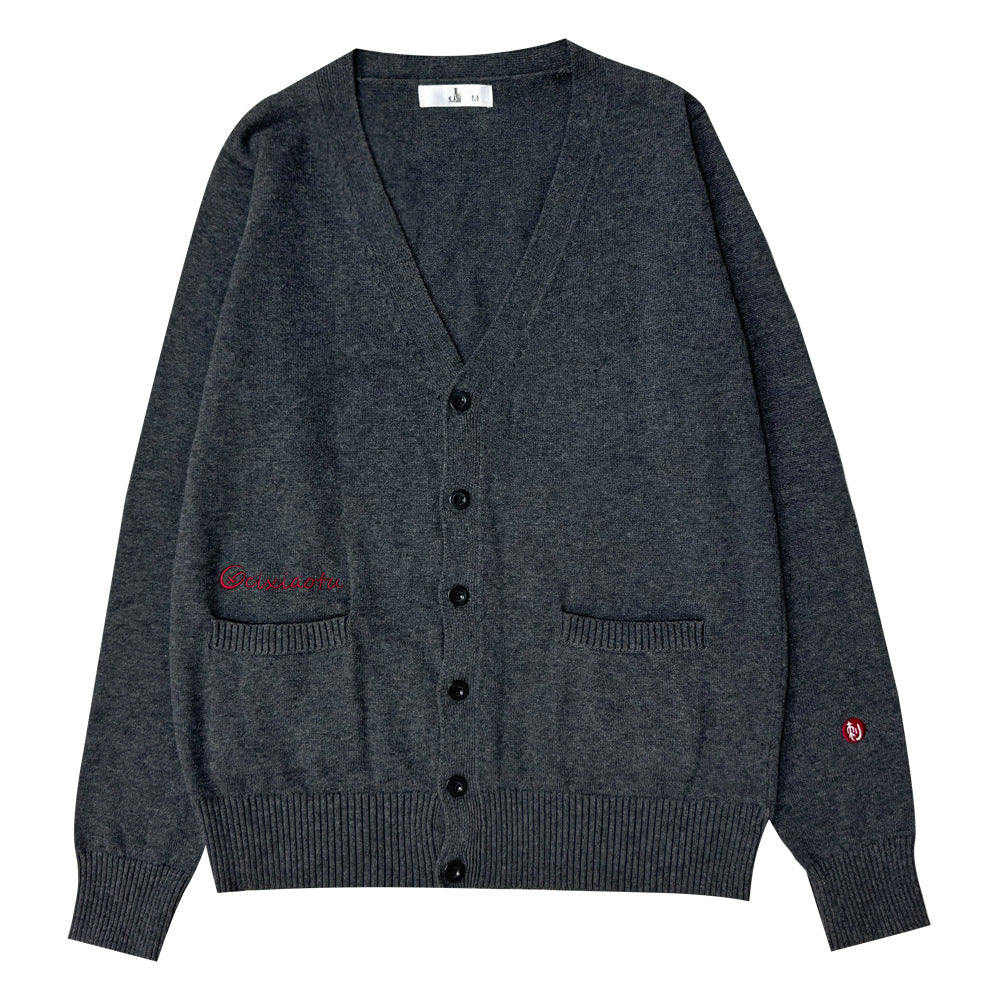 Women's Style College Solid Color For Schools Sense Sweaters