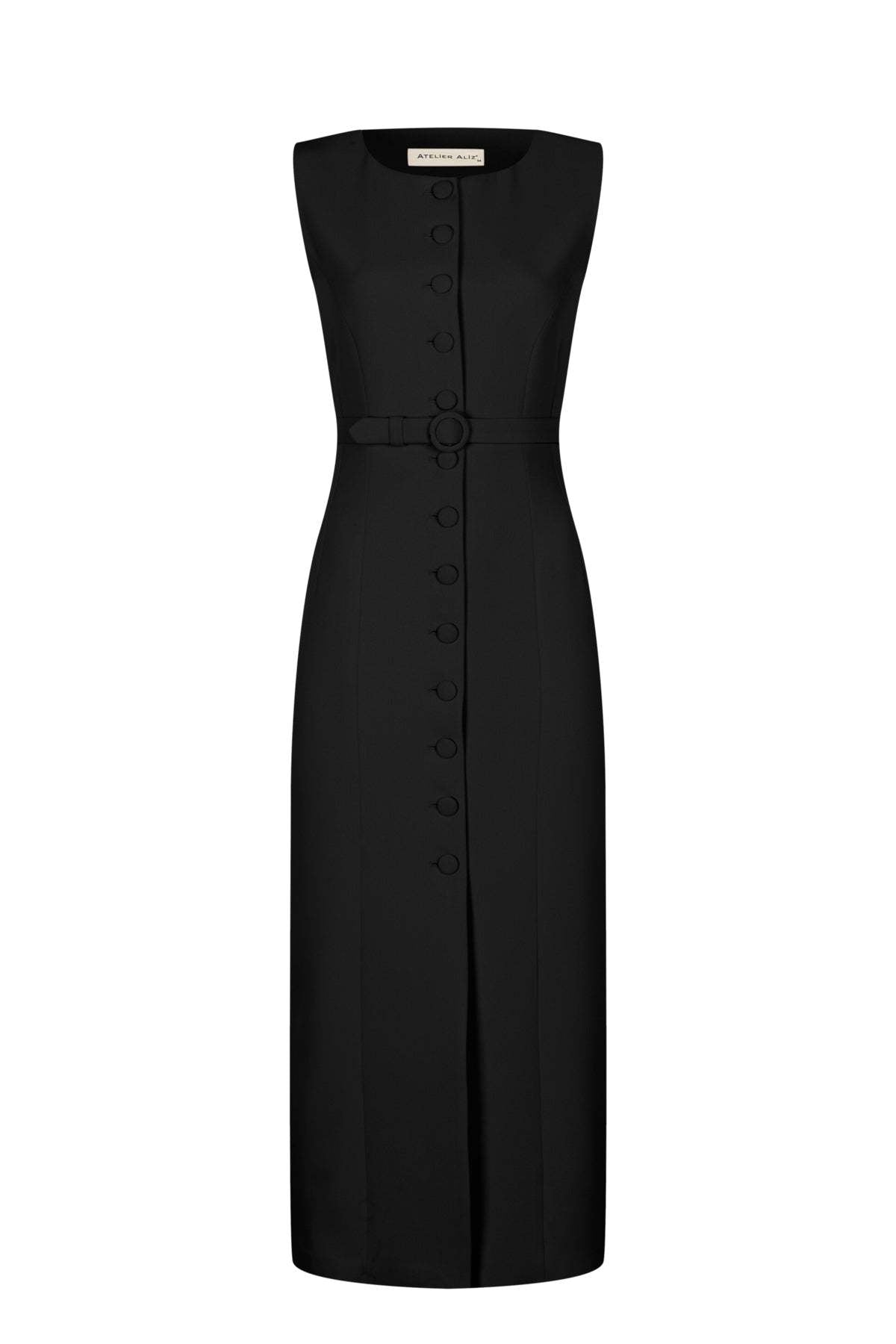 Summer Elegant Belt Slimming Commuting Dress Dresses