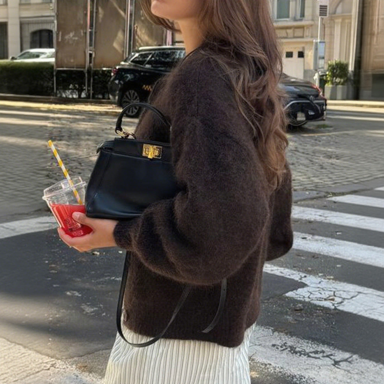 Women's Casual Simple Buttons Long Sleeve Coats