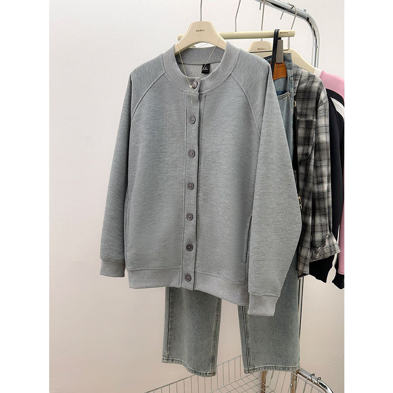 Women's American Korean Style Gray Super Nice Cardigans