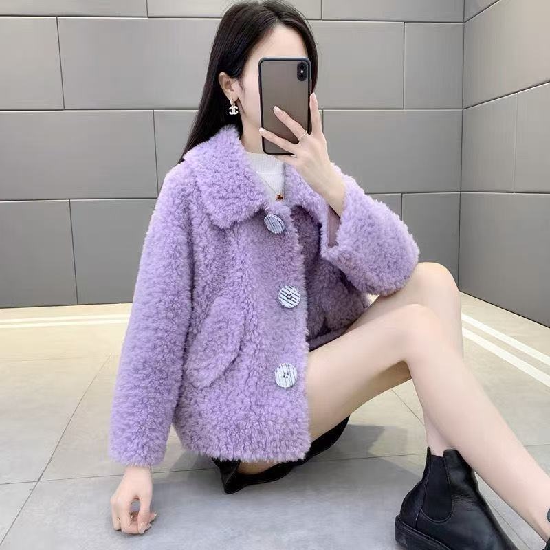 Faux Cashmere Light Fur Small One Fashion Women's Sweater, Sweater