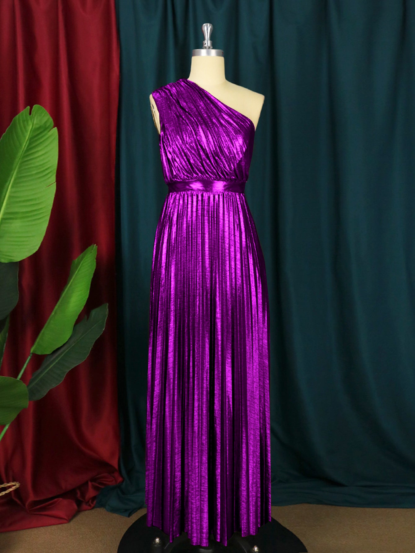 Waist Side Zipper Large Swing Party Dresses