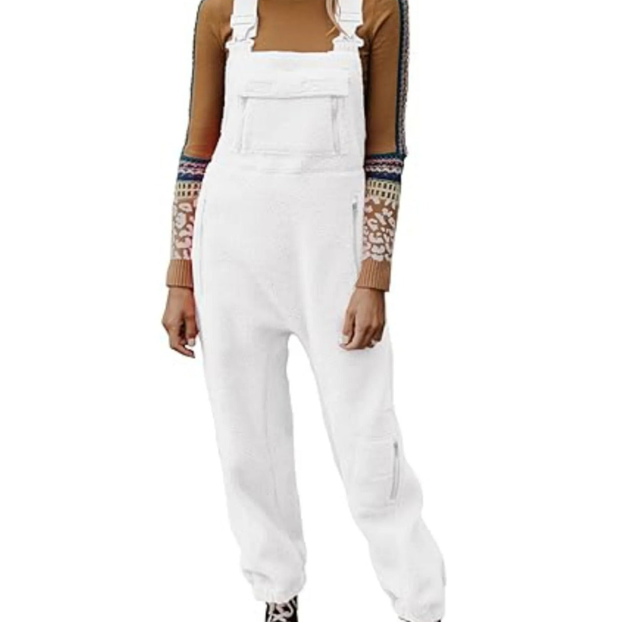 Women's Comfortable Creative One-piece Loose-fitting Overalls Jumpsuits