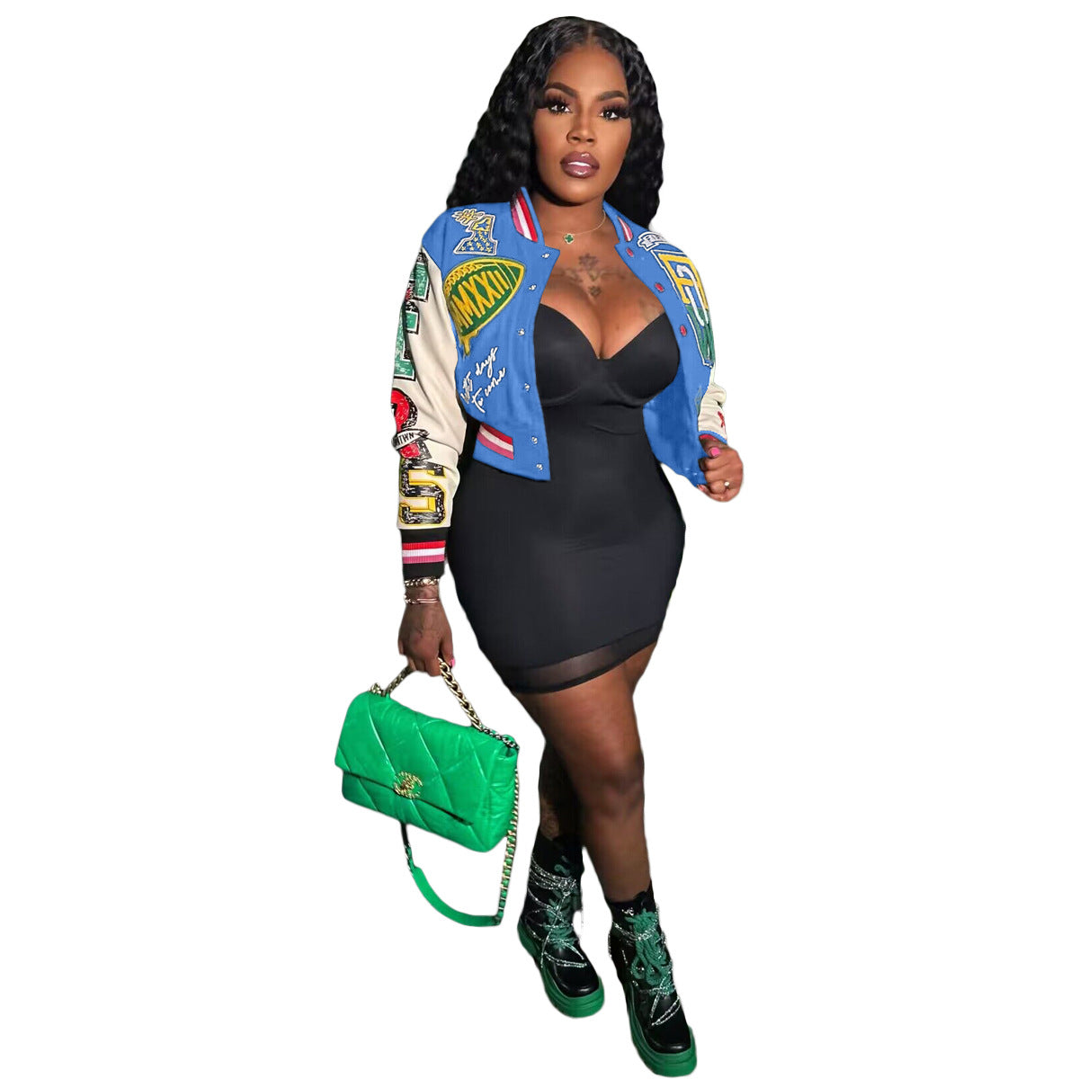 Thread Woolen Baseball Full Positioning Printing Jackets