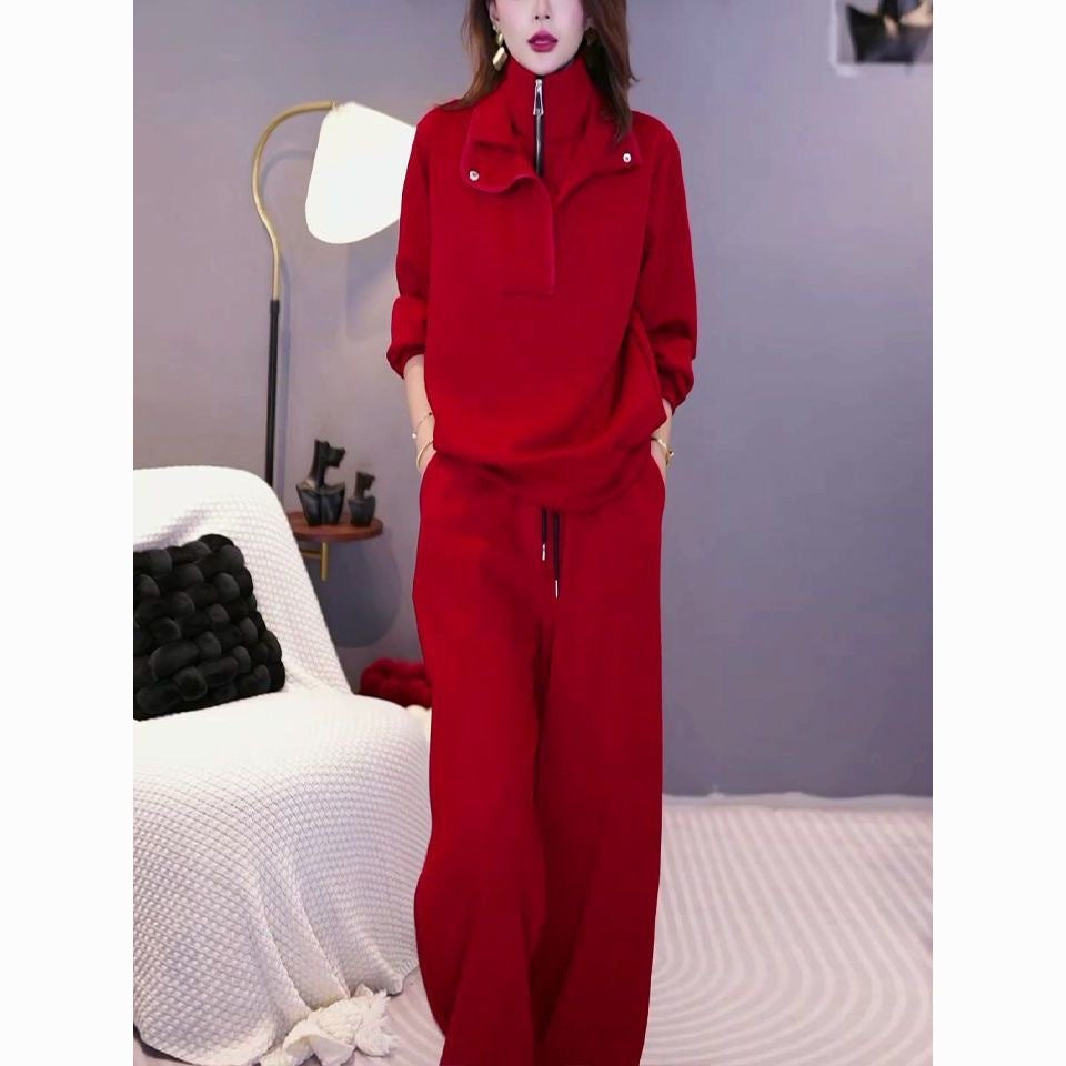 Design Leisure Sports Loose Slimming Two-piece Fashion Casual Suit