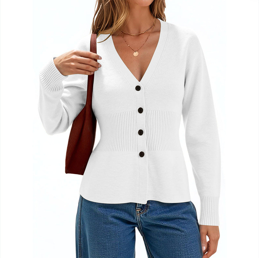 Female Elegant Graceful Easy Matching Waisted Sweaters