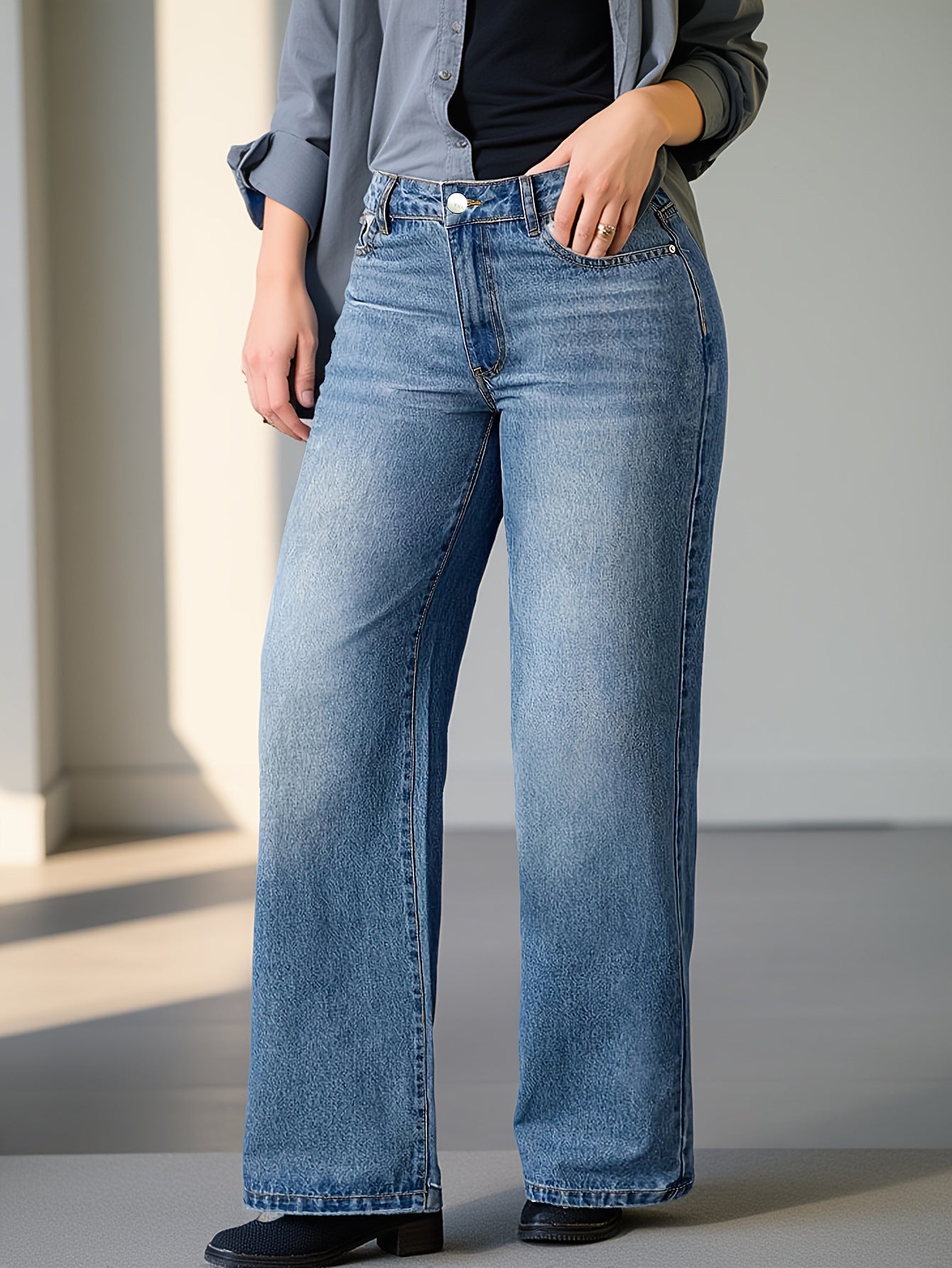 Women's Beautiful Stylish Retro Stretchy Casual Jeans