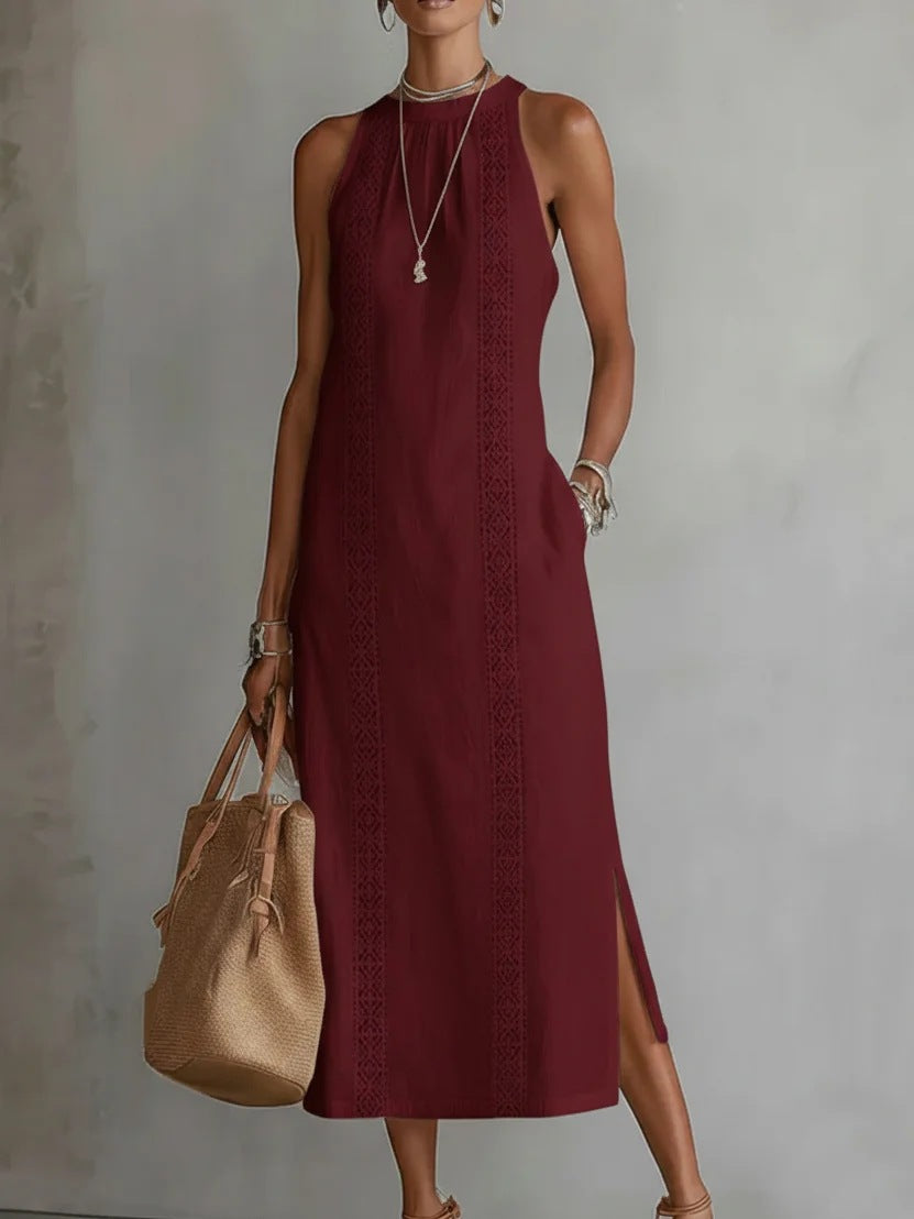 Women's Solid Color Loose Long Shirt Fashion Dress