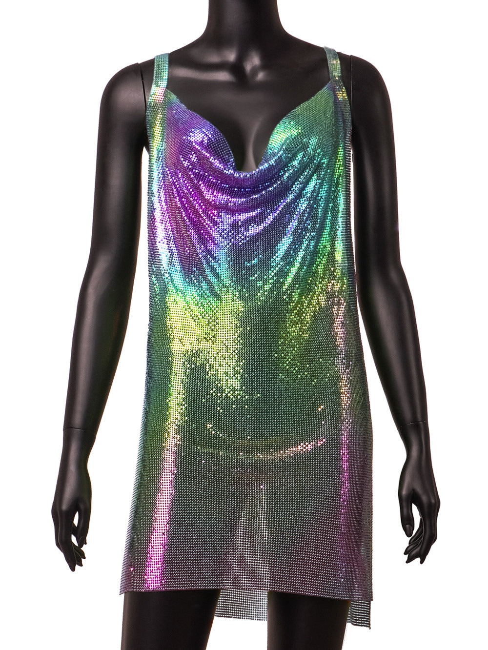 Sequined Dress Nightclub Sexy Strap Backless Dresses