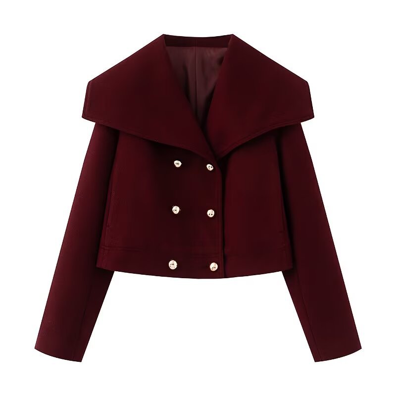 Women's Autumn Street Fashion Casual Woolen Coats