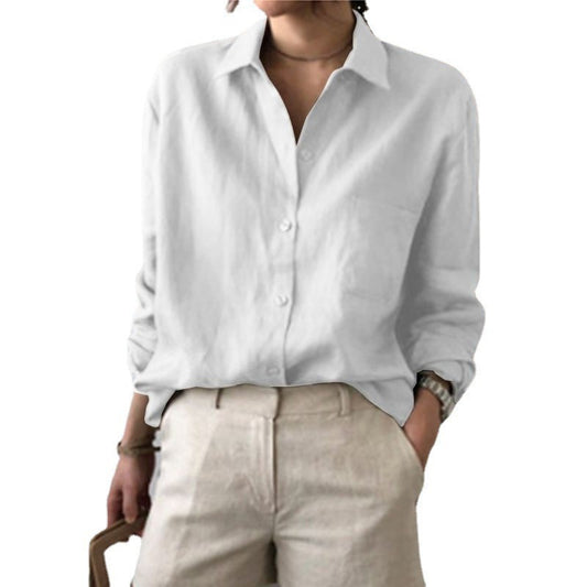 Women's Color Vintage Autumn Wear High Quality Blouses