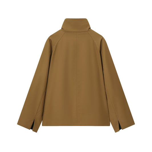 Women's Fashion Casual Minimalist Design Double-sided Windbreaker Coats